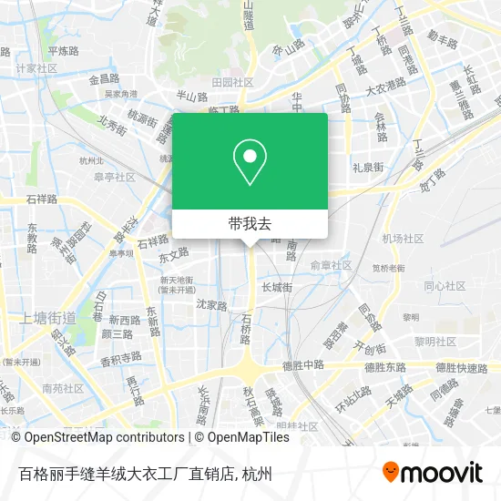 百格丽手缝羊绒大衣工厂直销店地图