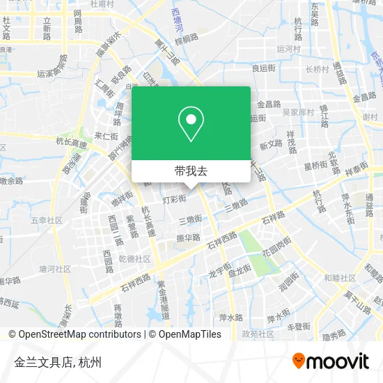 金兰文具店地图