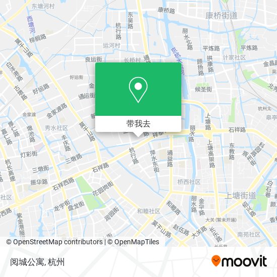 阅城公寓地图