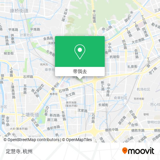定慧寺地图