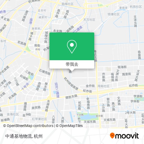 中通基地物流地图