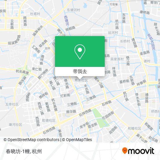 春晓坊-1幢地图