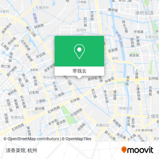 清香菜馆地图