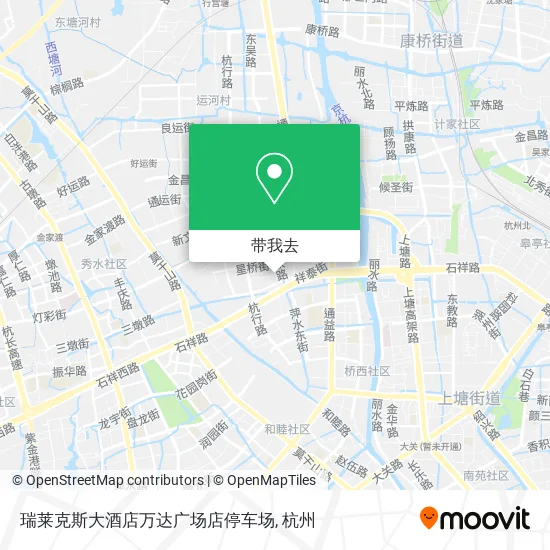 瑞莱克斯大酒店万达广场店停车场地图