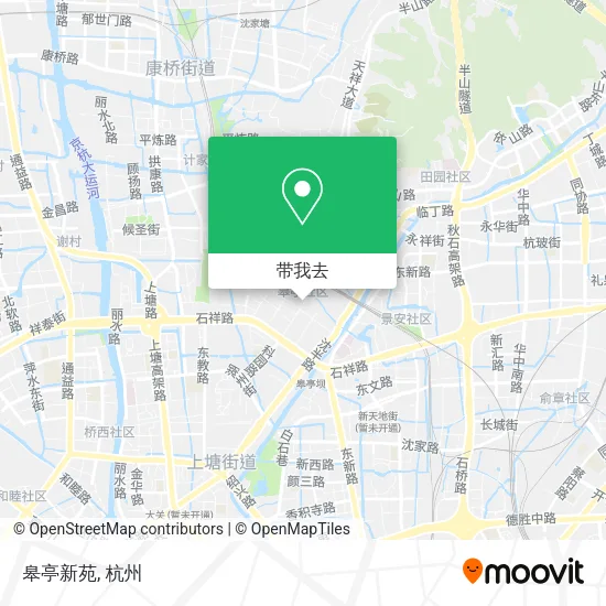 皋亭新苑地图