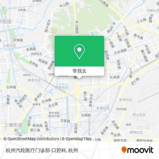 杭州汽轮医疗门诊部-口腔科地图