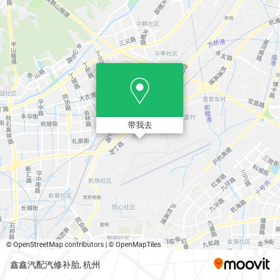鑫鑫汽配汽修补胎地图