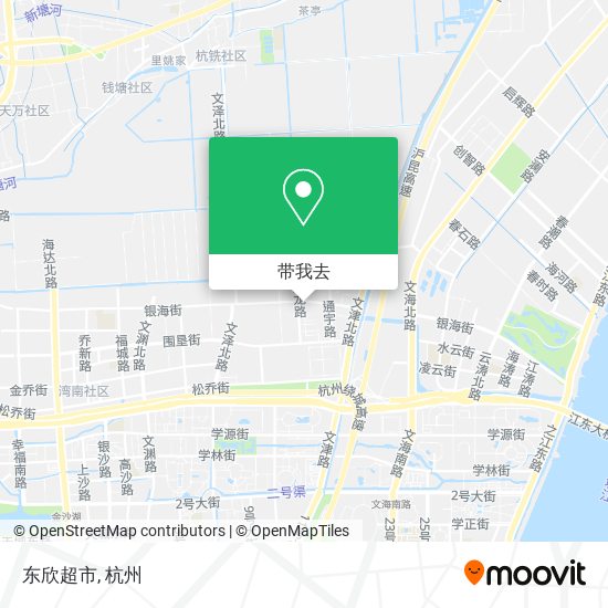 东欣超市地图