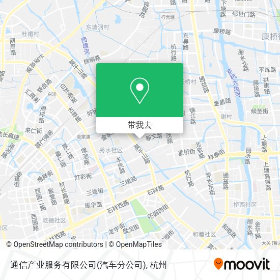 通信产业服务有限公司(汽车分公司)地图