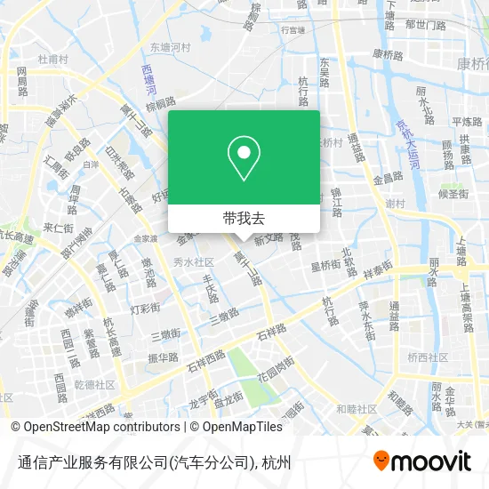 通信产业服务有限公司(汽车分公司)地图