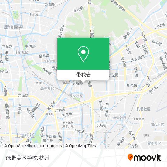 绿野美术学校地图
