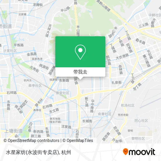 水星家纺(永波街专卖店)地图