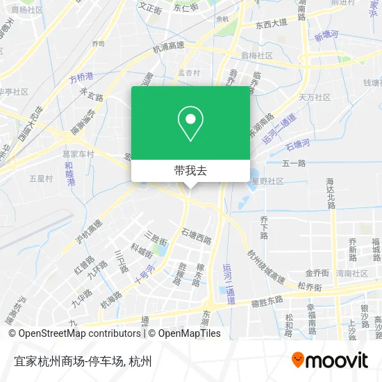 宜家杭州商场-停车场地图