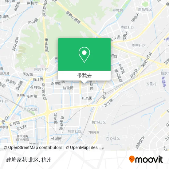 建塘家苑-北区地图
