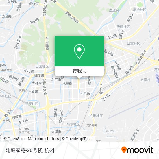 建塘家苑-20号楼地图