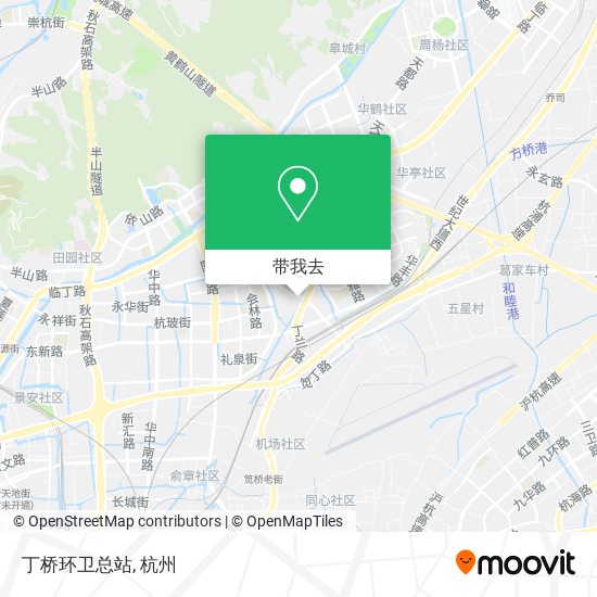 丁桥环卫总站地图