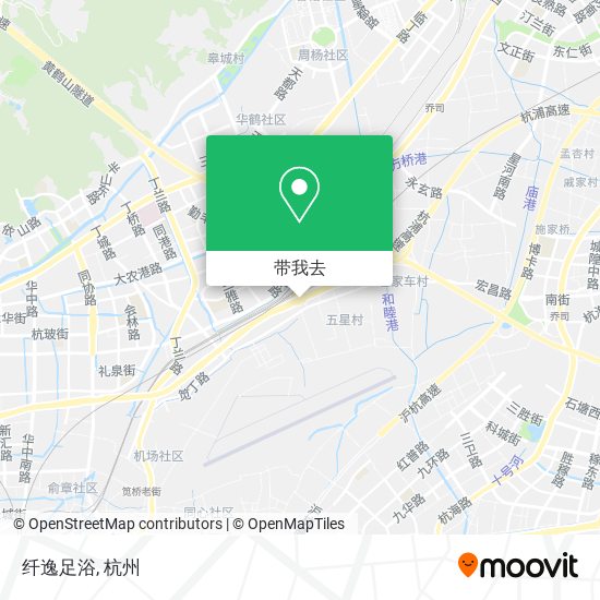 纤逸足浴地图