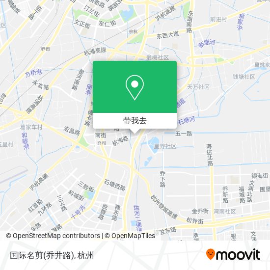 国际名剪(乔井路)地图