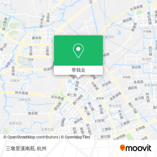 三墩景溪南苑地图