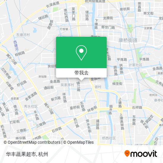 华丰蔬果超市地图