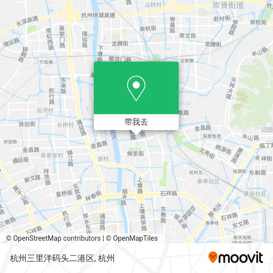 杭州三里洋码头二港区地图