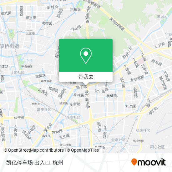 凯亿停车场-出入口地图
