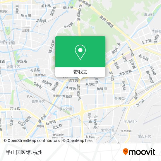 半山国医馆地图
