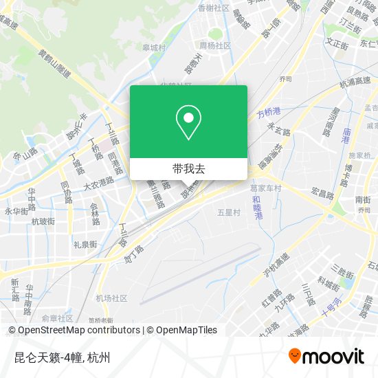 昆仑天籁-4幢地图