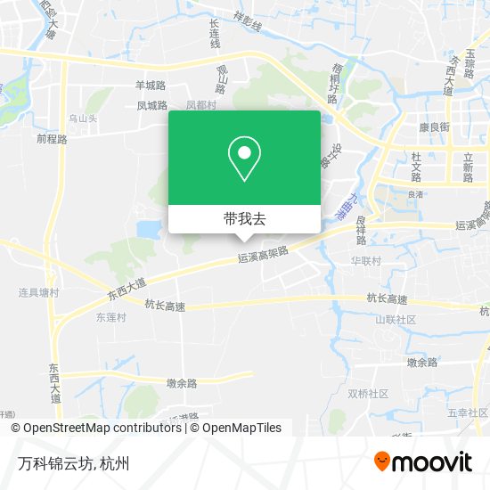 万科锦云坊地图