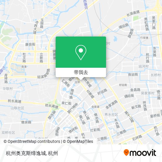 杭州奥克斯缔逸城地图