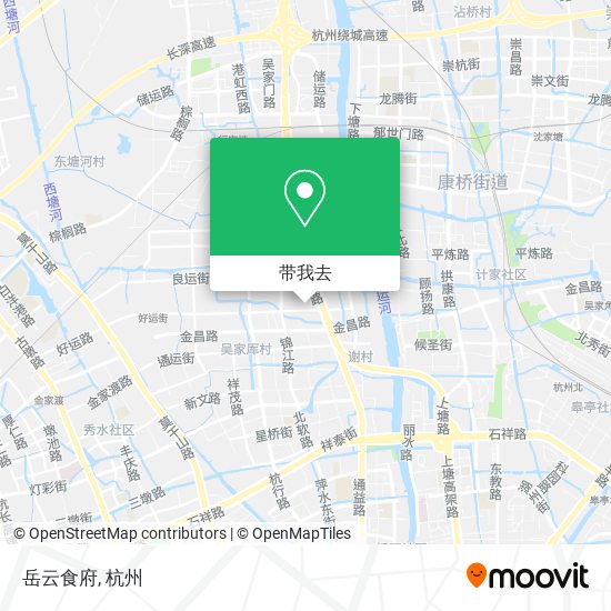 岳云食府地图