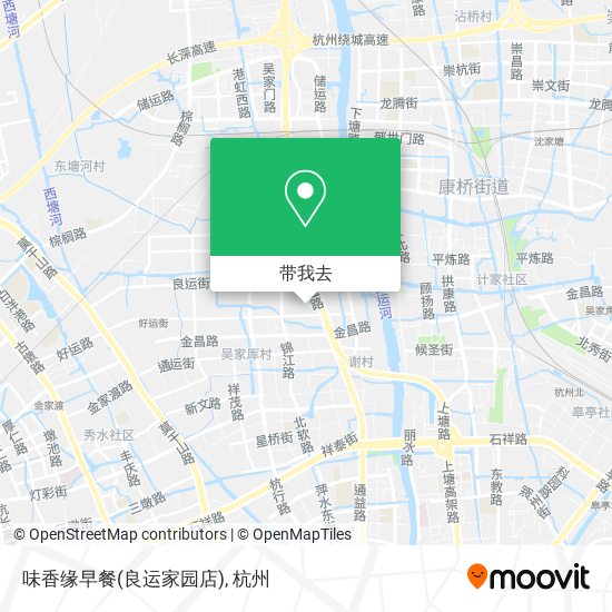 味香缘早餐(良运家园店)地图