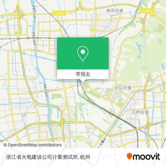 浙江省火电建设公司计量测试所地图