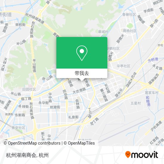 杭州湖南商会地图