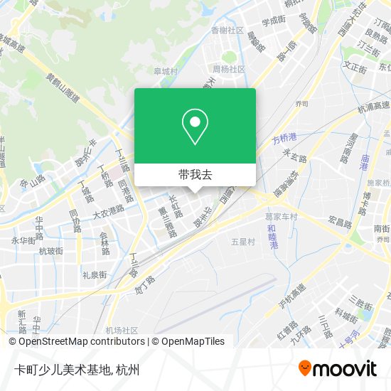 卡町少儿美术基地地图
