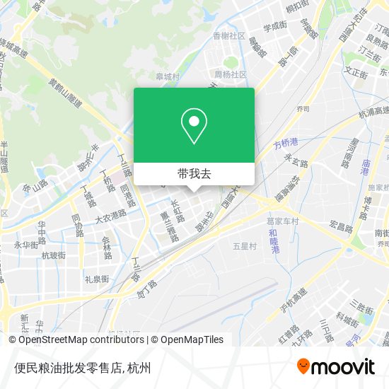 便民粮油批发零售店地图