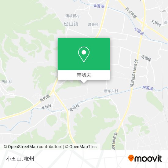 小五山地图