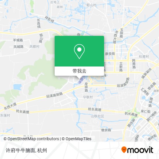 许府牛牛腩面地图