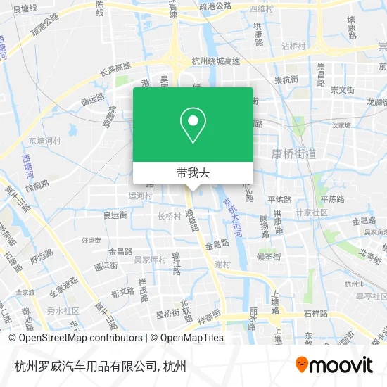 杭州罗威汽车用品有限公司地图