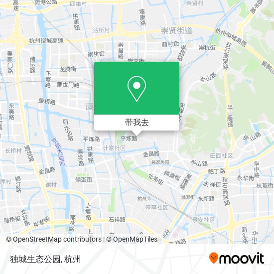 独城生态公园地图