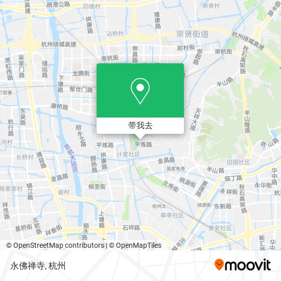 永佛禅寺地图