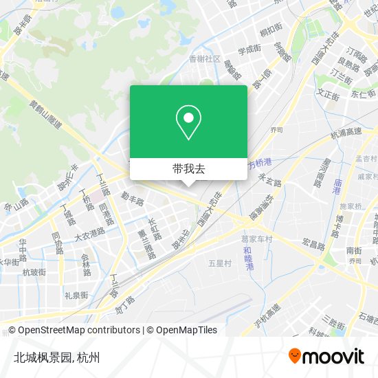 北城枫景园地图