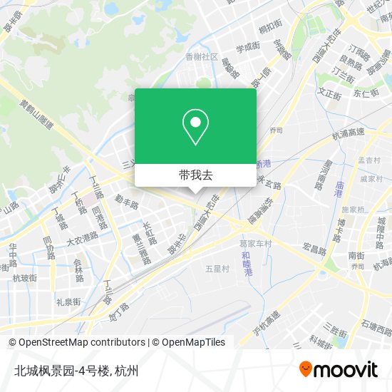 北城枫景园-4号楼地图