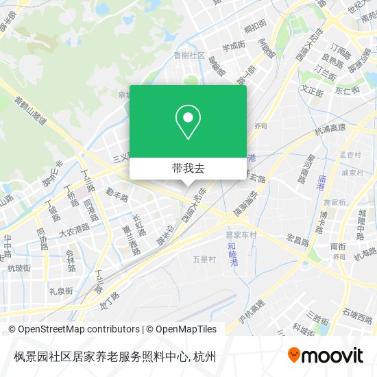 枫景园社区居家养老服务照料中心地图