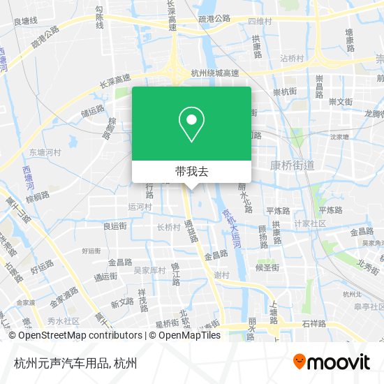 杭州元声汽车用品地图