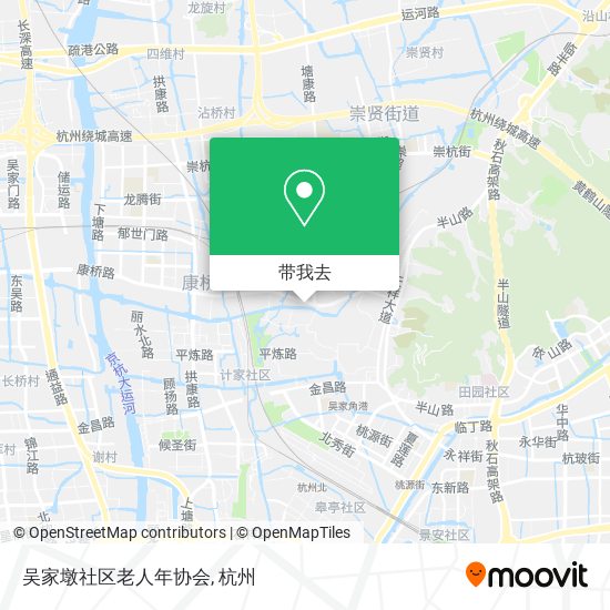 吴家墩社区老人年协会地图