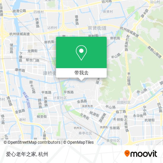 爱心老年之家地图
