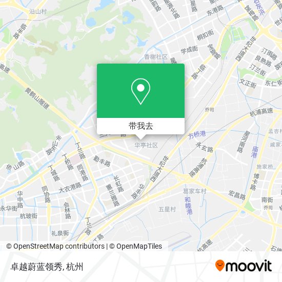 卓越蔚蓝领秀地图