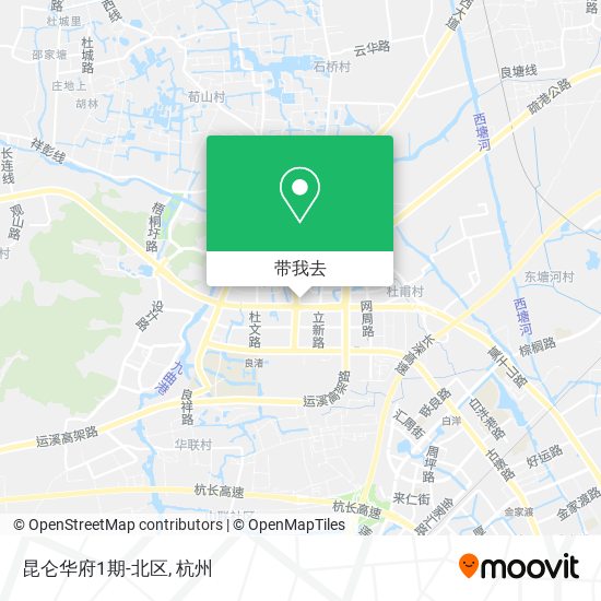 昆仑华府1期-北区地图