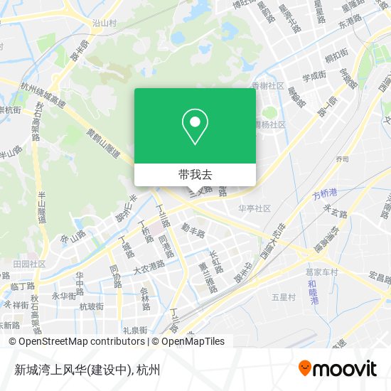 新城湾上风华(建设中)地图